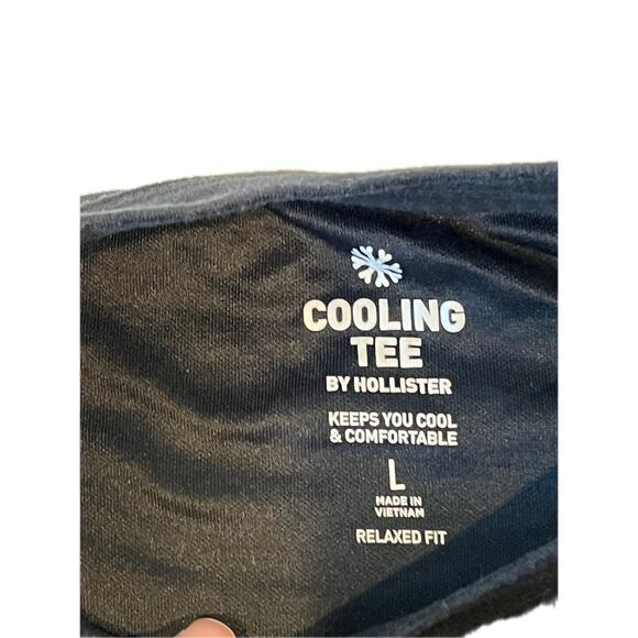 Hollister Cooling Tee Black T-Shirt Mens L - Picture 3 of 3